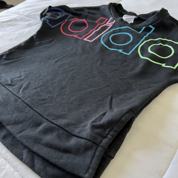 ADIDAS Black Crop Top - Picture 3 of 3